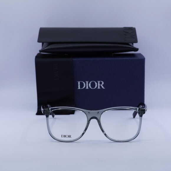 Dior DIORESSENTIALO S3I 4500 Square 55mm Eyeglasses - Transparent Grey - Picture 3 of 10